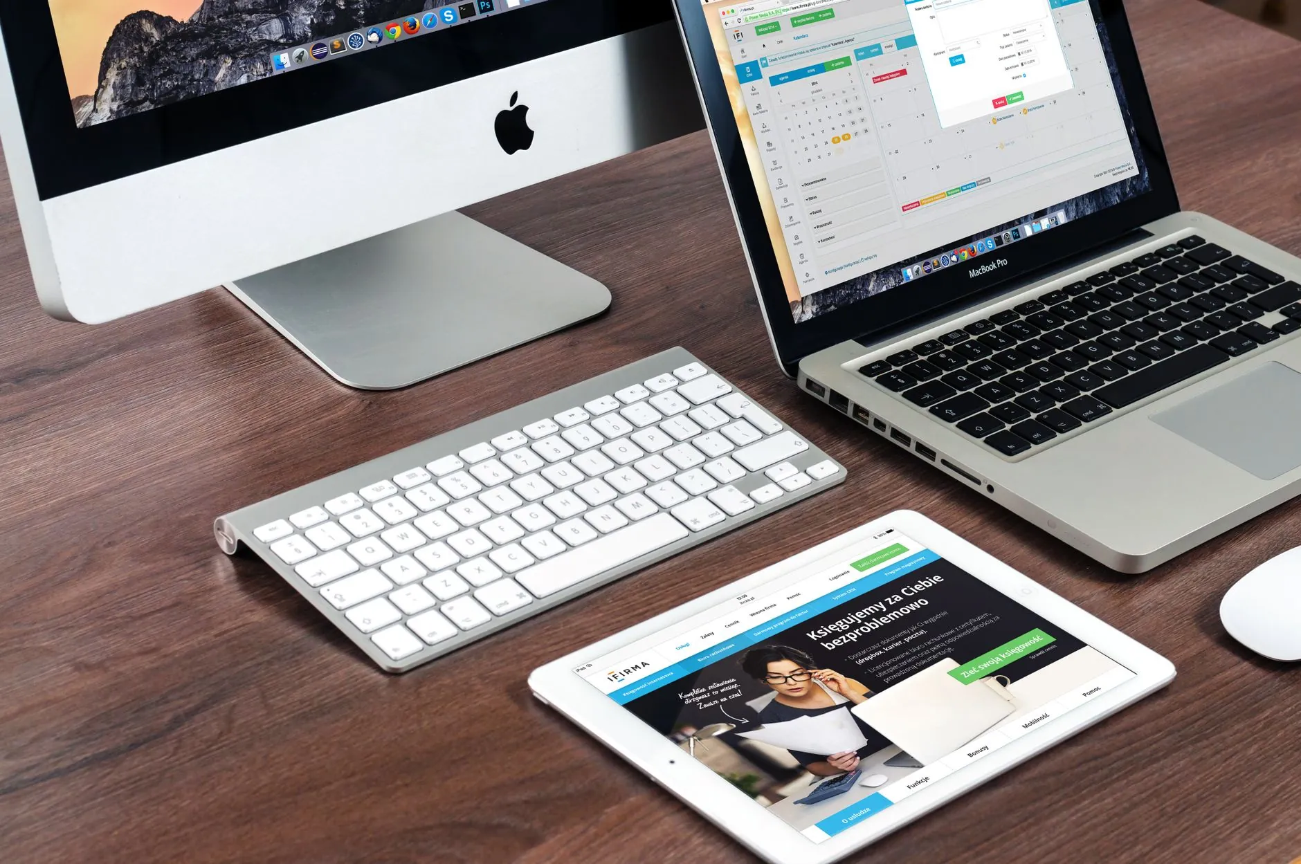 web design studio workspace